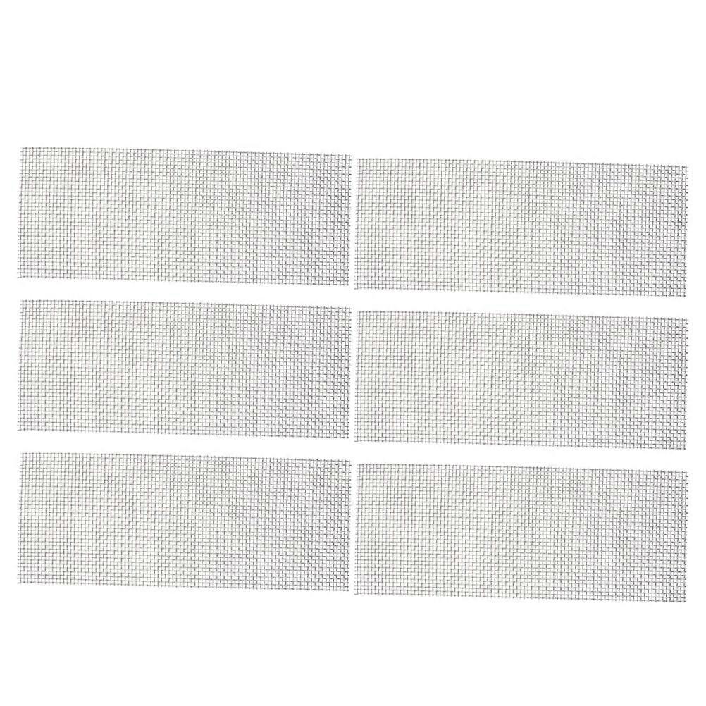 Aquarium Mesh Pads Stainless Steel Wire Mesh for Fixing 30Pcs Silver
