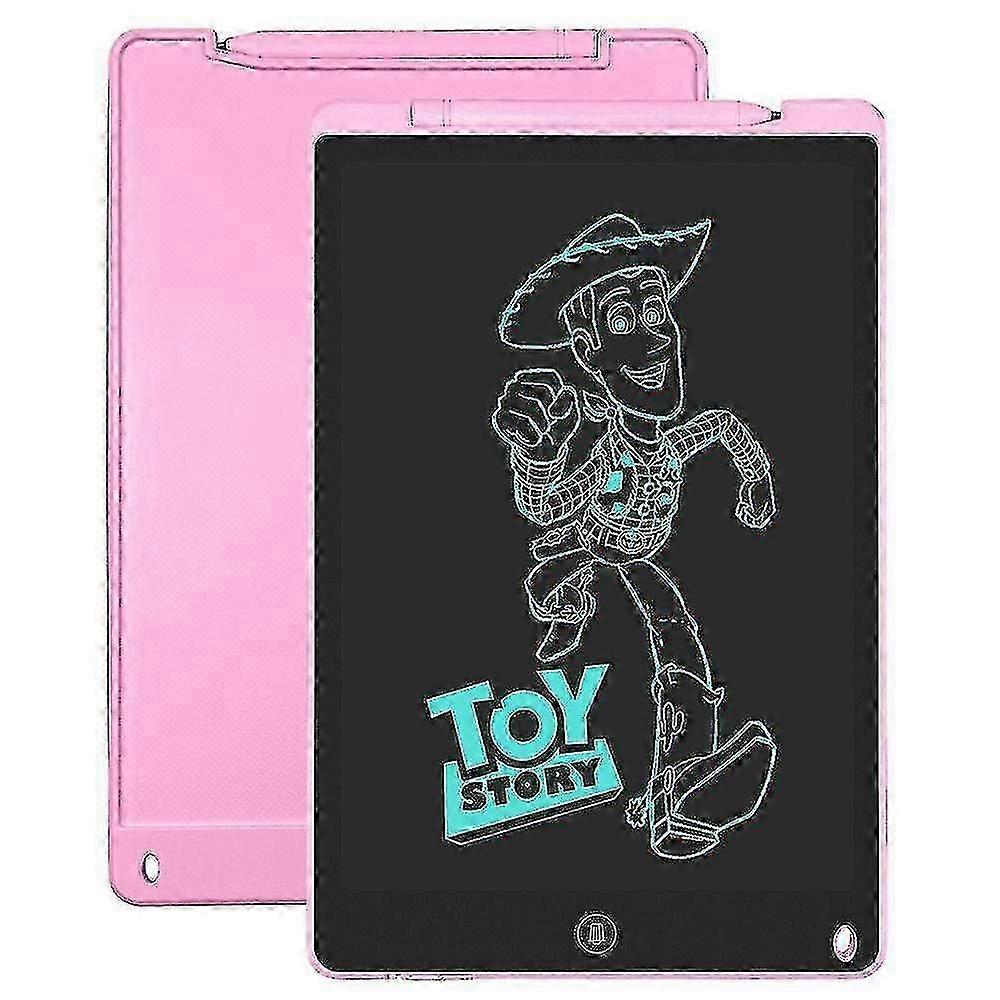 Light Pink 12 IncWriting Tablet - Electronic Digital Drawing Board & Doodle Pad for Creative Graphics and Fun Art Projects