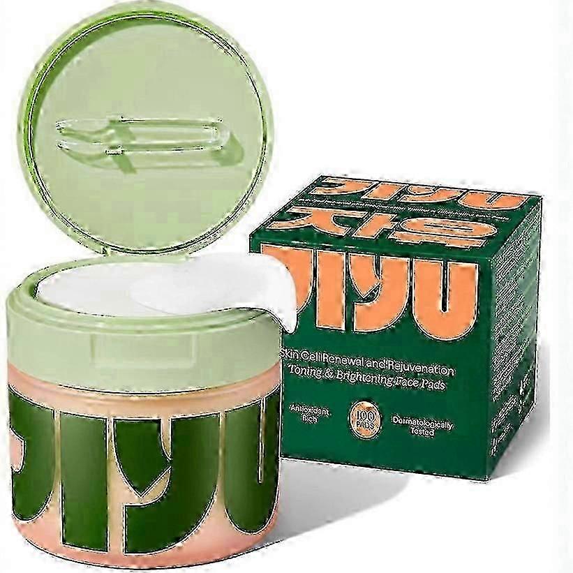 2025 Jiyu Korean Skincare Anti-Aging, Dark Spot & Wrinkle Minimizing Toner Pads