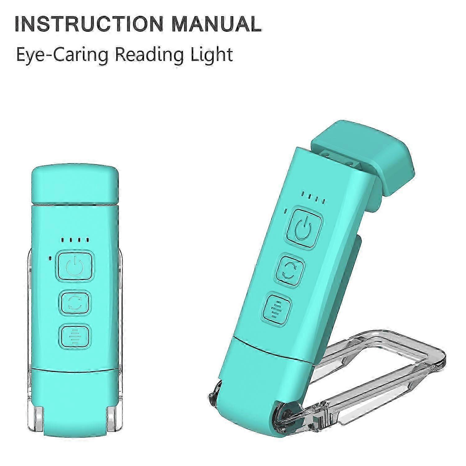 Reading Light, Book Light for Reading in Bed, Ultralight Clip-on LED Bookmark Lamp Eye Caring Night Reading Light for Book Lovers