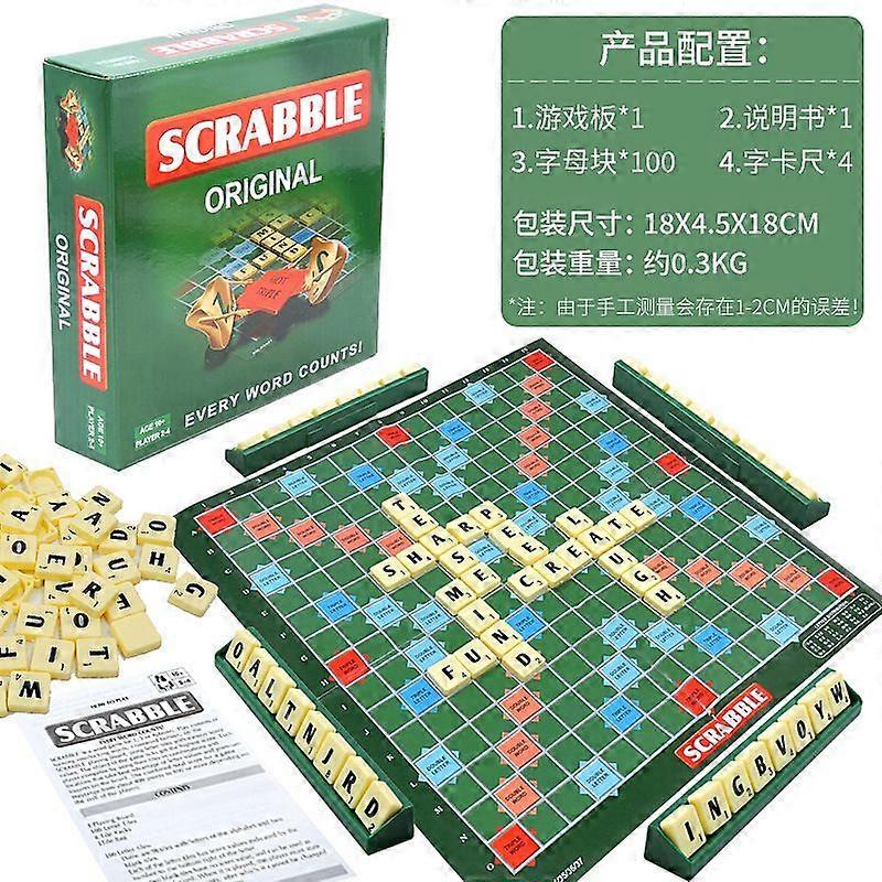 Learning Word Game for Children, Letter Game, Alphabet Learning Game & Word Game with 100 Letter Stones, Includes Game Board, 4 Letter Holders & Carry