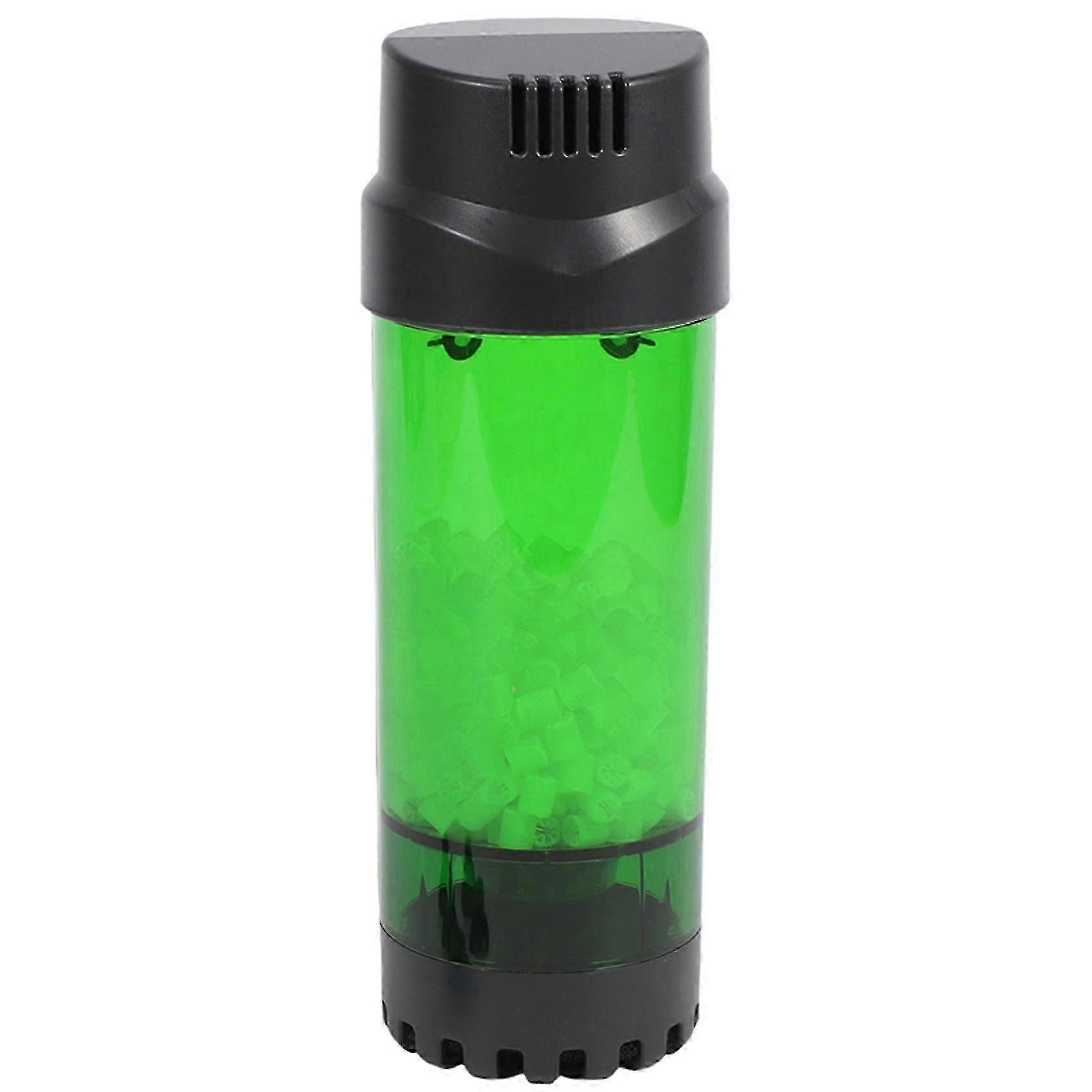 Fluidized Moving Bed Filter with Air Stone for Aquariums