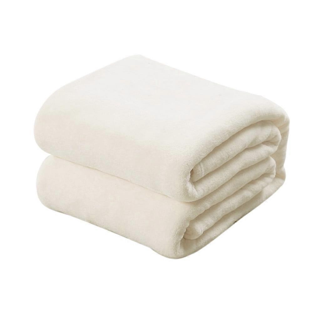 Super Soft Warm Solid Warm Micro Plush Fleece Blanket Throw Rug Sofa Bedding