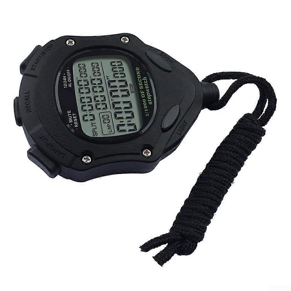 Professional Digital Stopwatch 100Lap Memory, Countdown Timer,  Metronome
