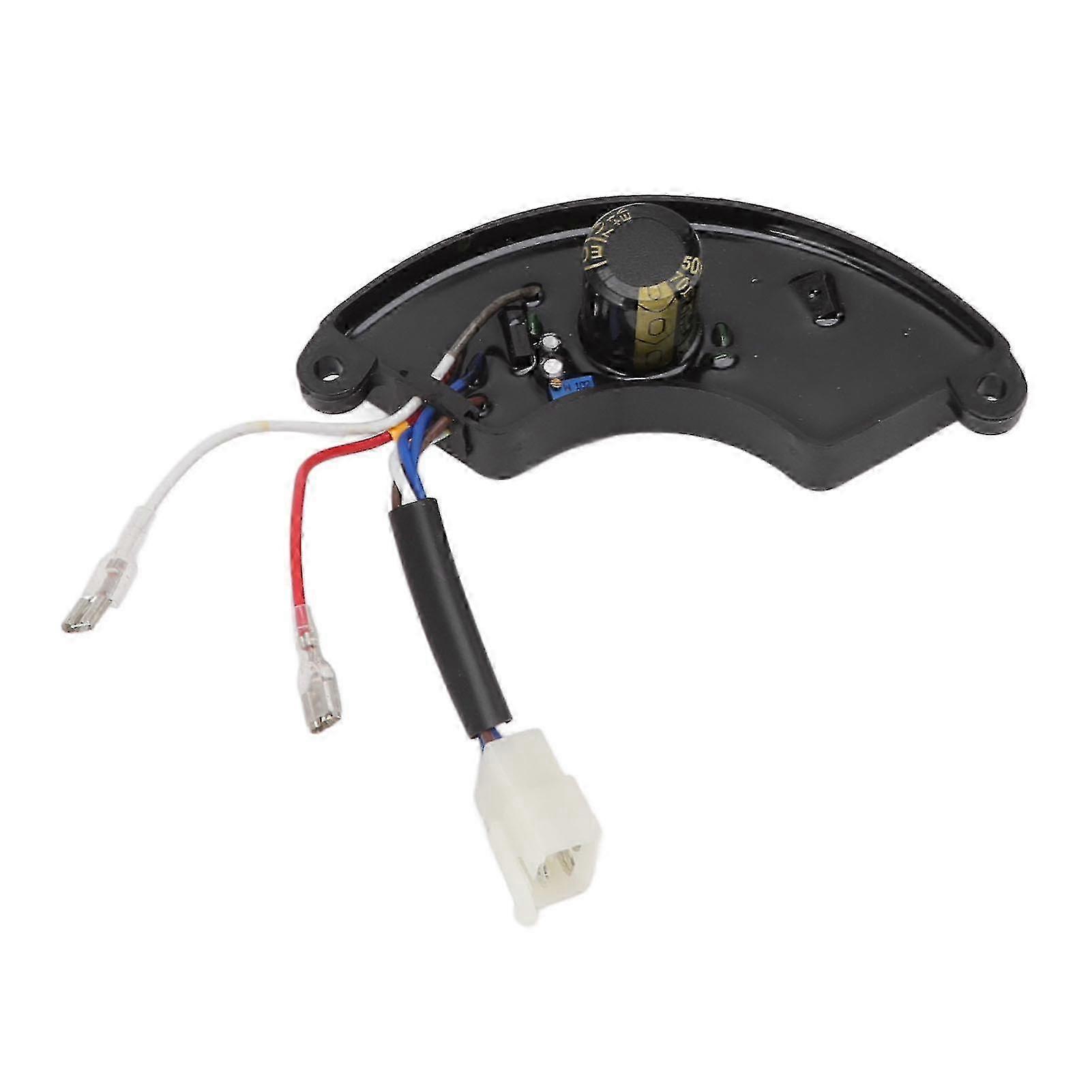 Voltage Regulator, High Performance Capacitor Ensures Stable Automatic Voltage Regulation For 220V 5KW Generator Parts, Compact Lightweight Design 202