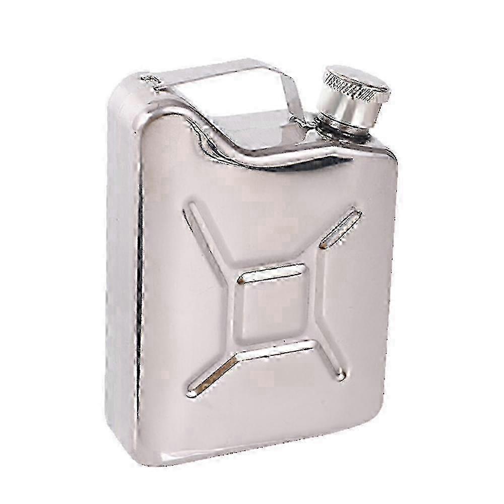 Cantil de Quadril de Aço Inoxidável de 5oz com Design de Jerry Can - Garrafa de Licor Portátil Resistente a Vazamentos para Licores & Coquetéis
