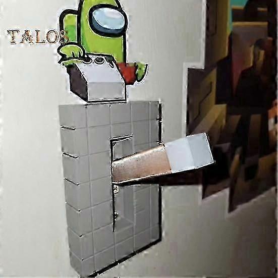 2025 Funny Wall Switch Cover Creative Shape Building Block Design Simple Installation 3D Printed Light Switch Plate Game Room Decoration