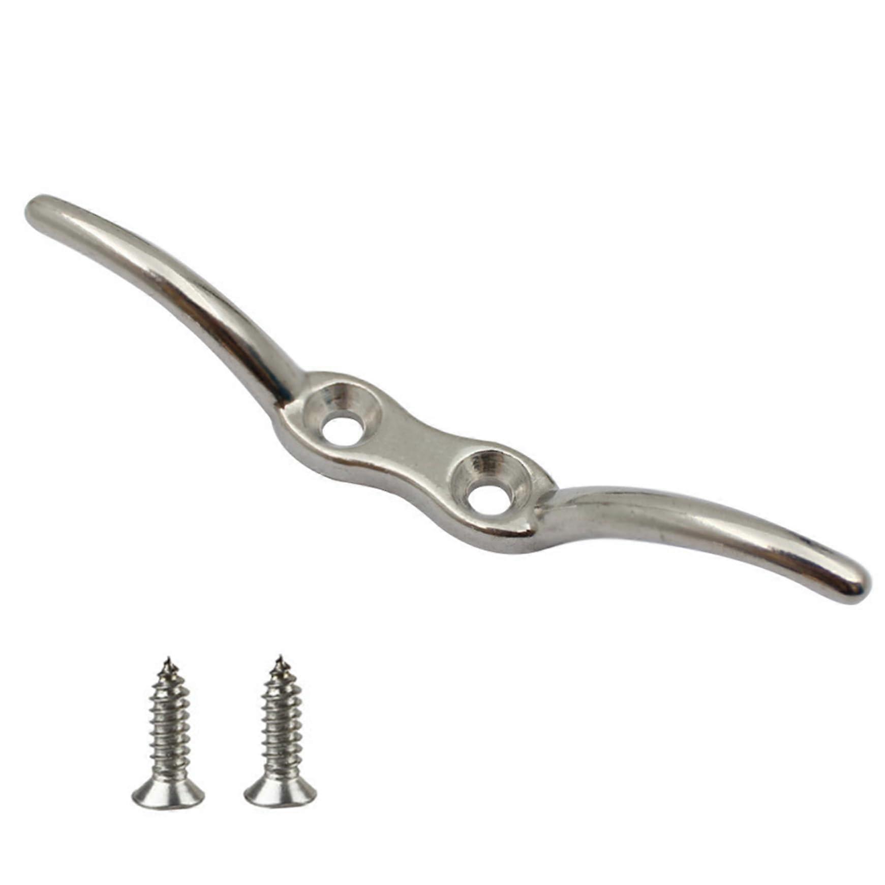 Flagpole Cleat Stainless Steel 316 6 Inch With Hardware NonRusting Flag Pole Hardware