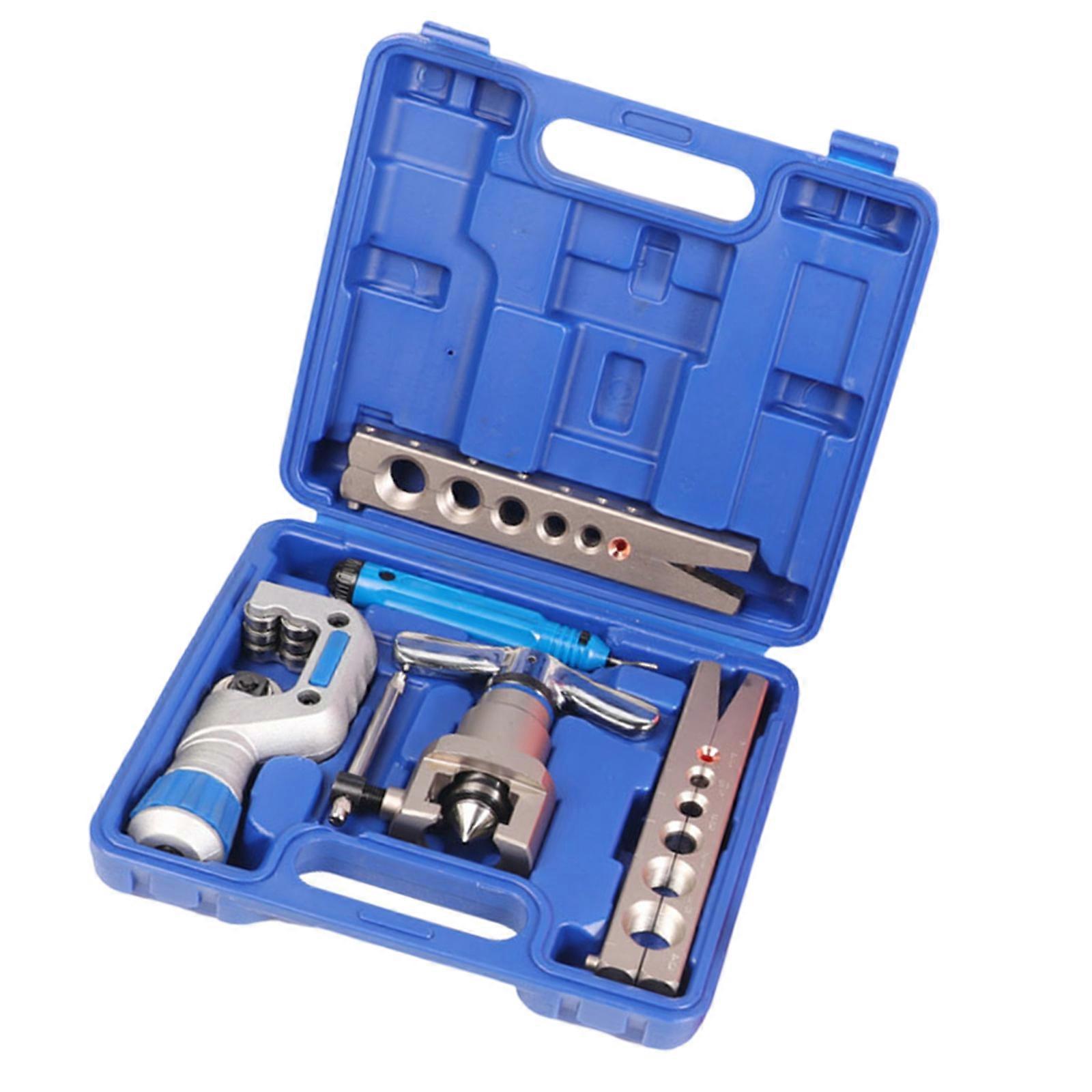 Ergonomic Refrigeration Copper Pipe Reamer Expander With Antislip Handle and Storage Box For Precise Flaring Operations Multicolor