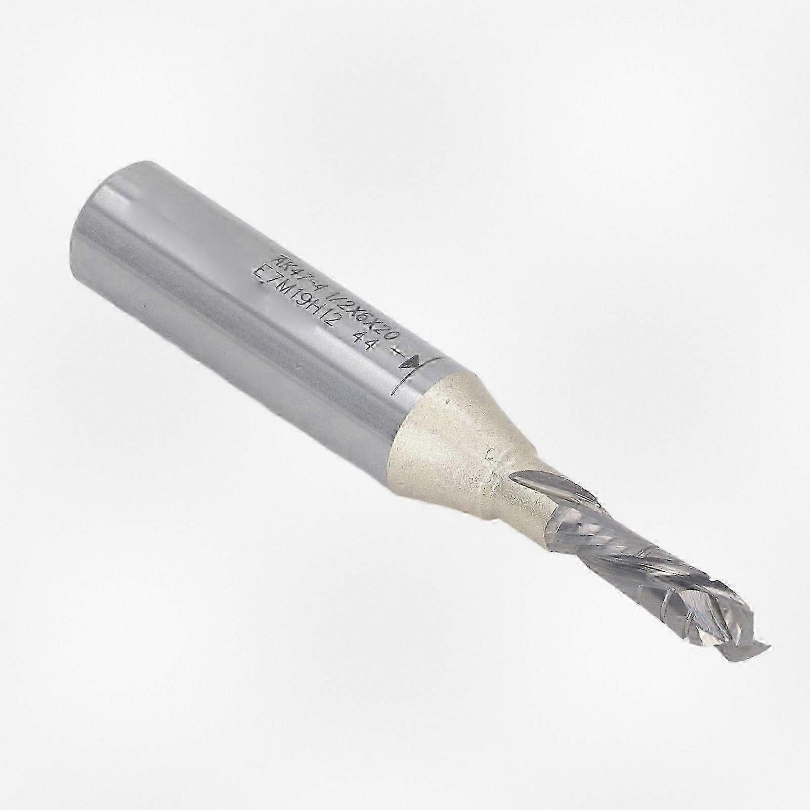 Improved 1/2in 2 Slot Router Bits Tungsten Steel CNC Woodworking Tool for Multiple Brands