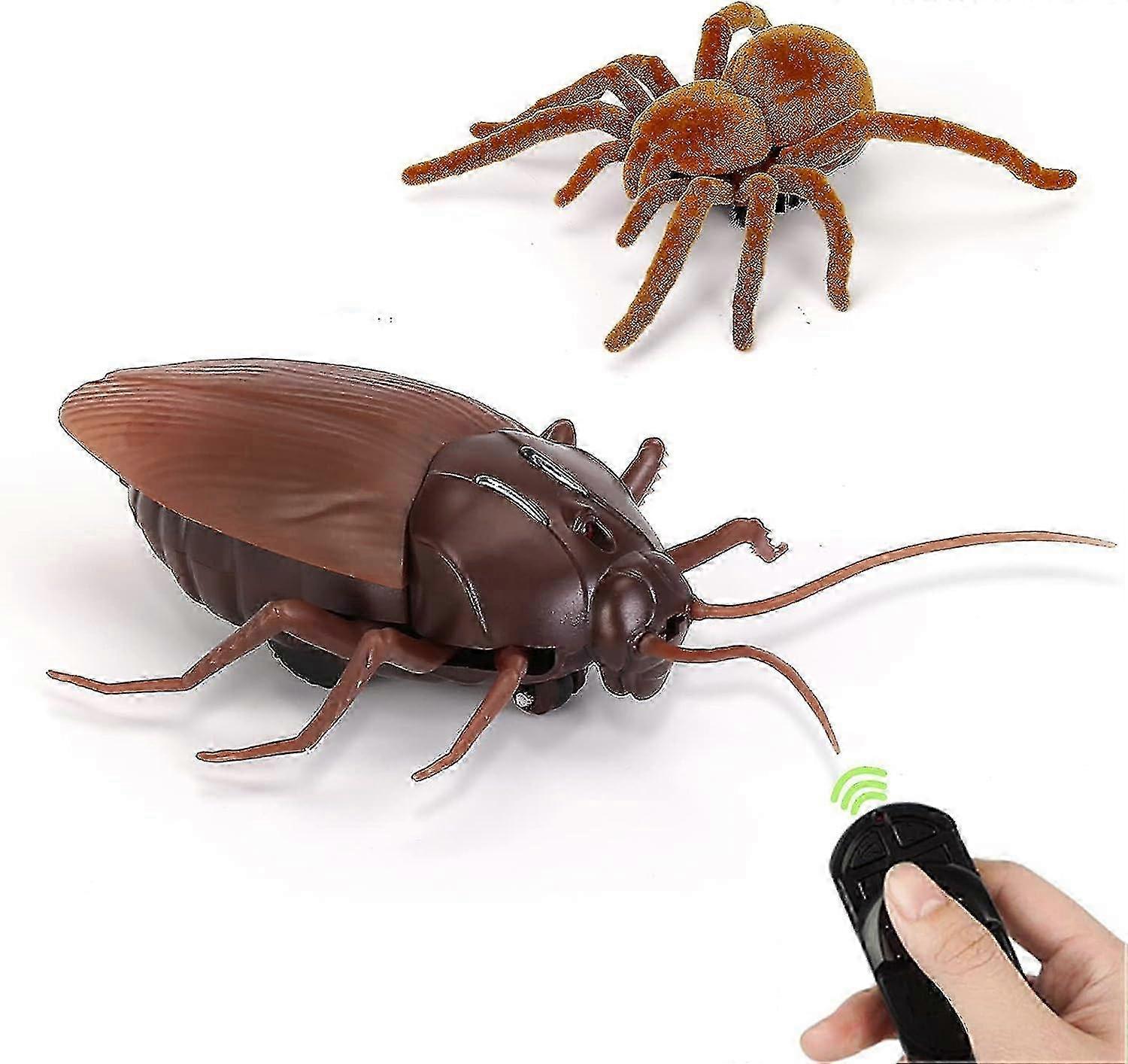 Remote Control Cockroach Cat Toys, Electric Mobile Fake Remote Control Cockroach, Funny Prank Toys, Battery Operated Interactive Cat Toys For Indoor C