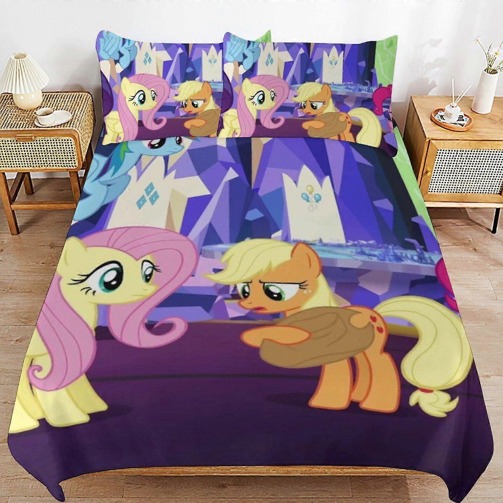 E559 My Little PonyFriendship is Magic Consistent Soft Layer Machine Wash Safe Threaded Finish Duvet Cover Sets Comfortable Bedding F559