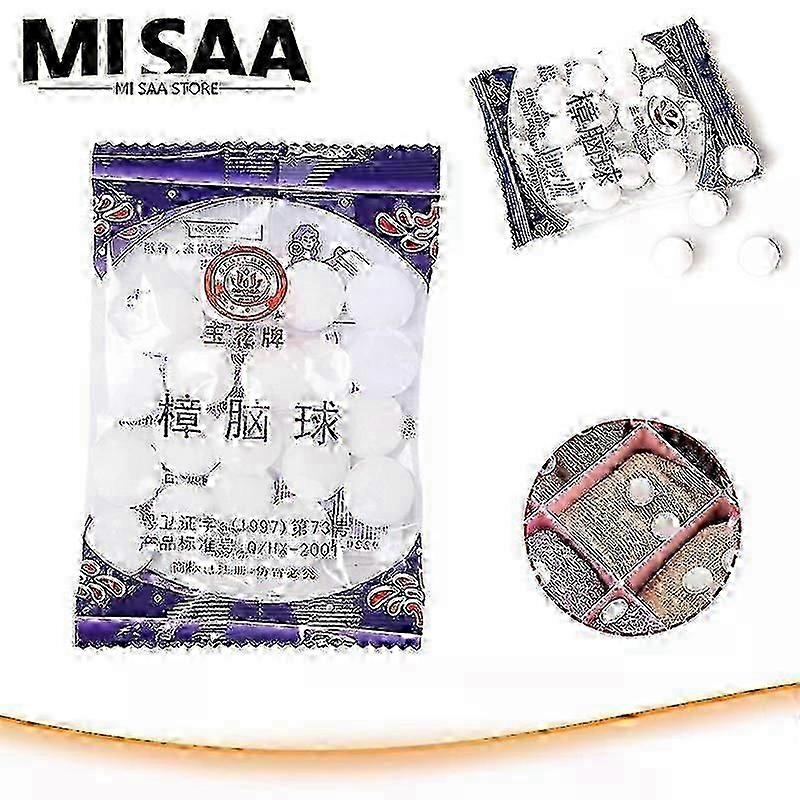 Naphtaline Boules Moth Balls Tablets: Safe And Natural Control Against Moths And Mildew - Long-lasting Protection