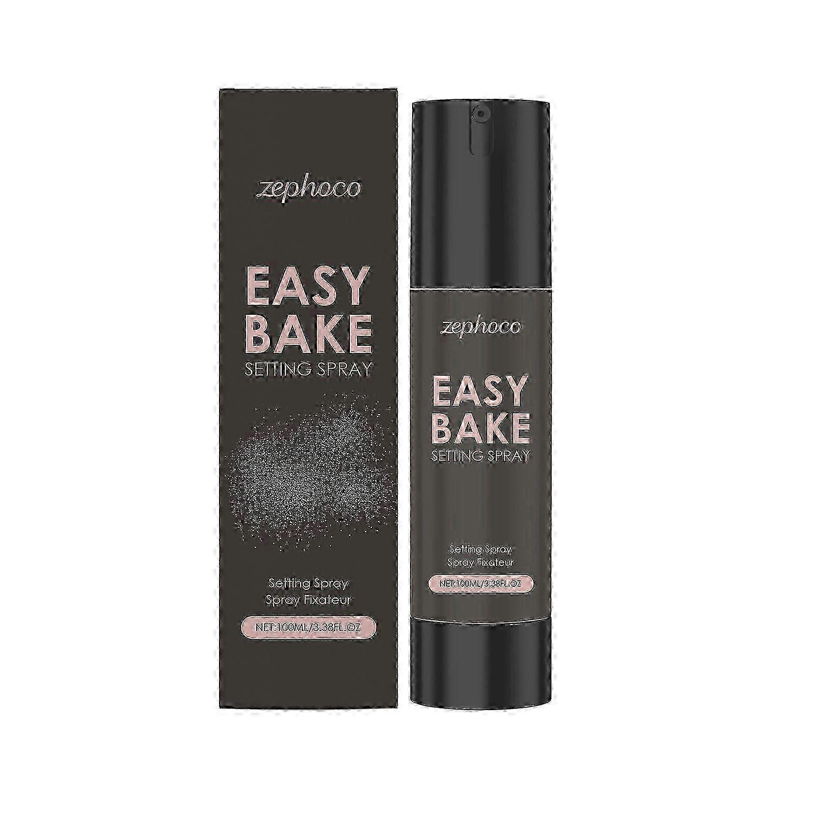 Easy Bake Setting Spray with 16-Hour Wear, Makeup Setting Spray for Face, Hydrating & Refreshing Setting Spray, Smudge-proof, Weightless Long Lasting