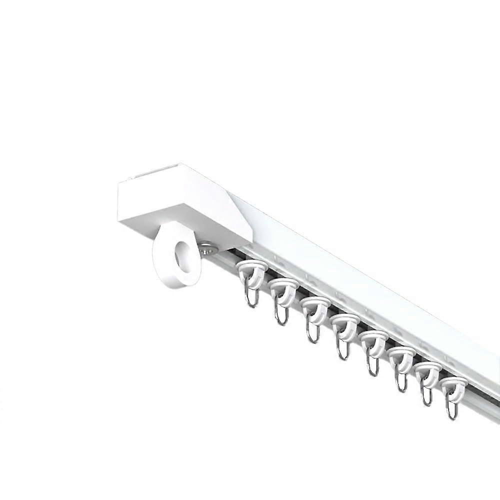 Adhesive Blackout Curtain Rod  Mounted Invisible Ceiling Rail 50300 Cm Track Room Divider With Silent Rollers