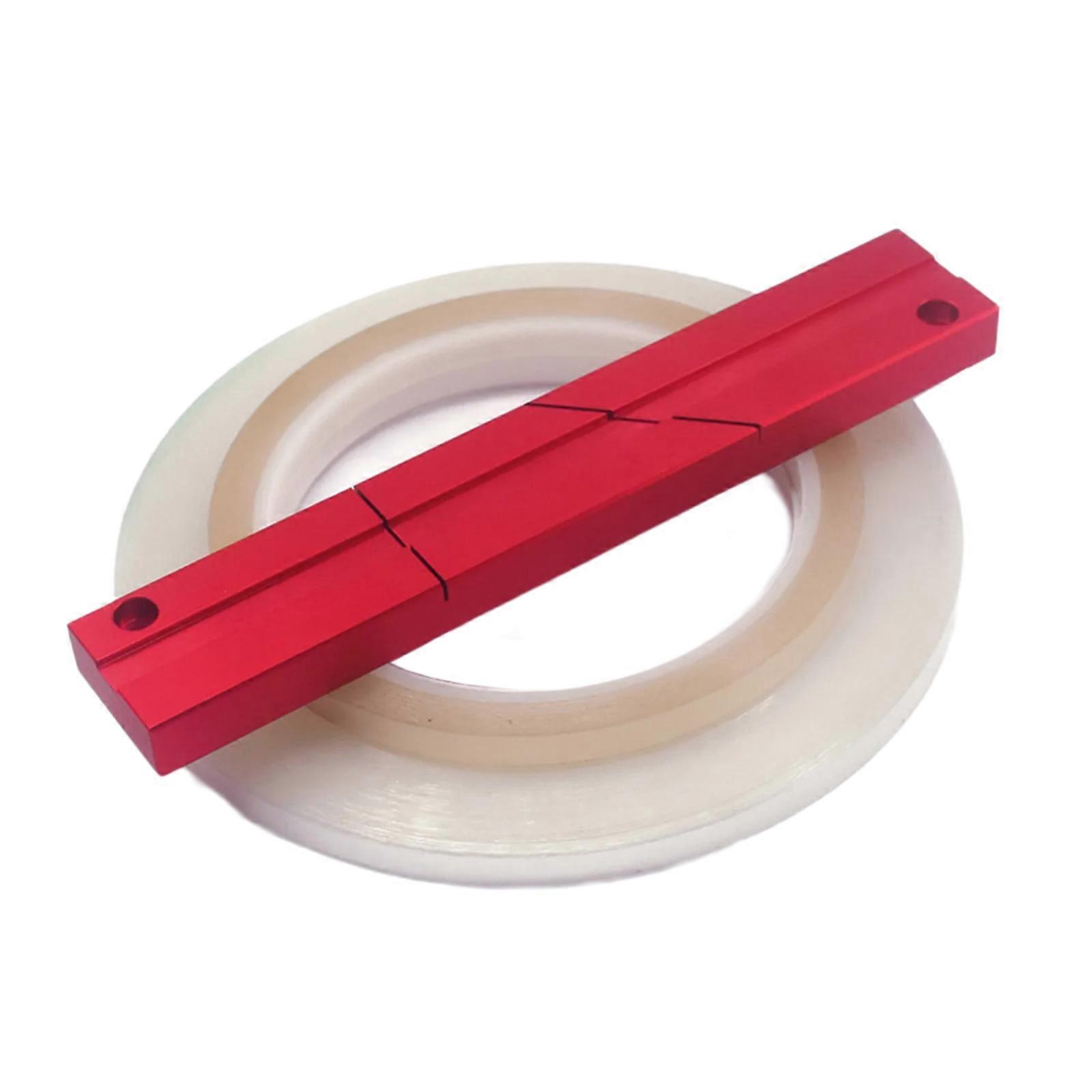 1/4 10Inch Tape Splicing Block Set and Leading Tape Open Reel Splicing Kit Metal Tape Splicing Blocks for Recorders Multicolor