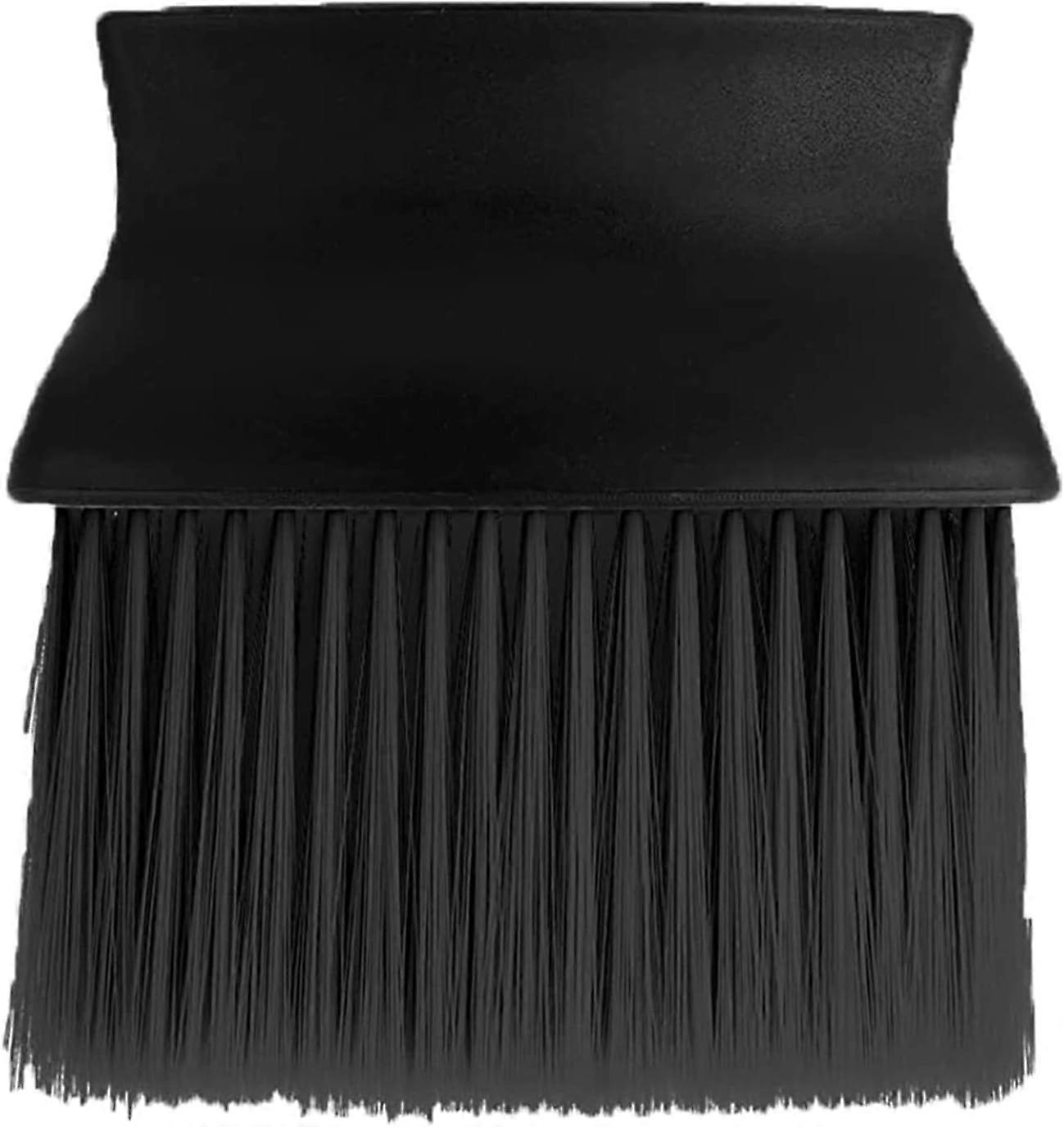 Car interior dusting brush soft bristle dusting brush without scratches dusting density super soft detail brush with handle wood window seam (black) (