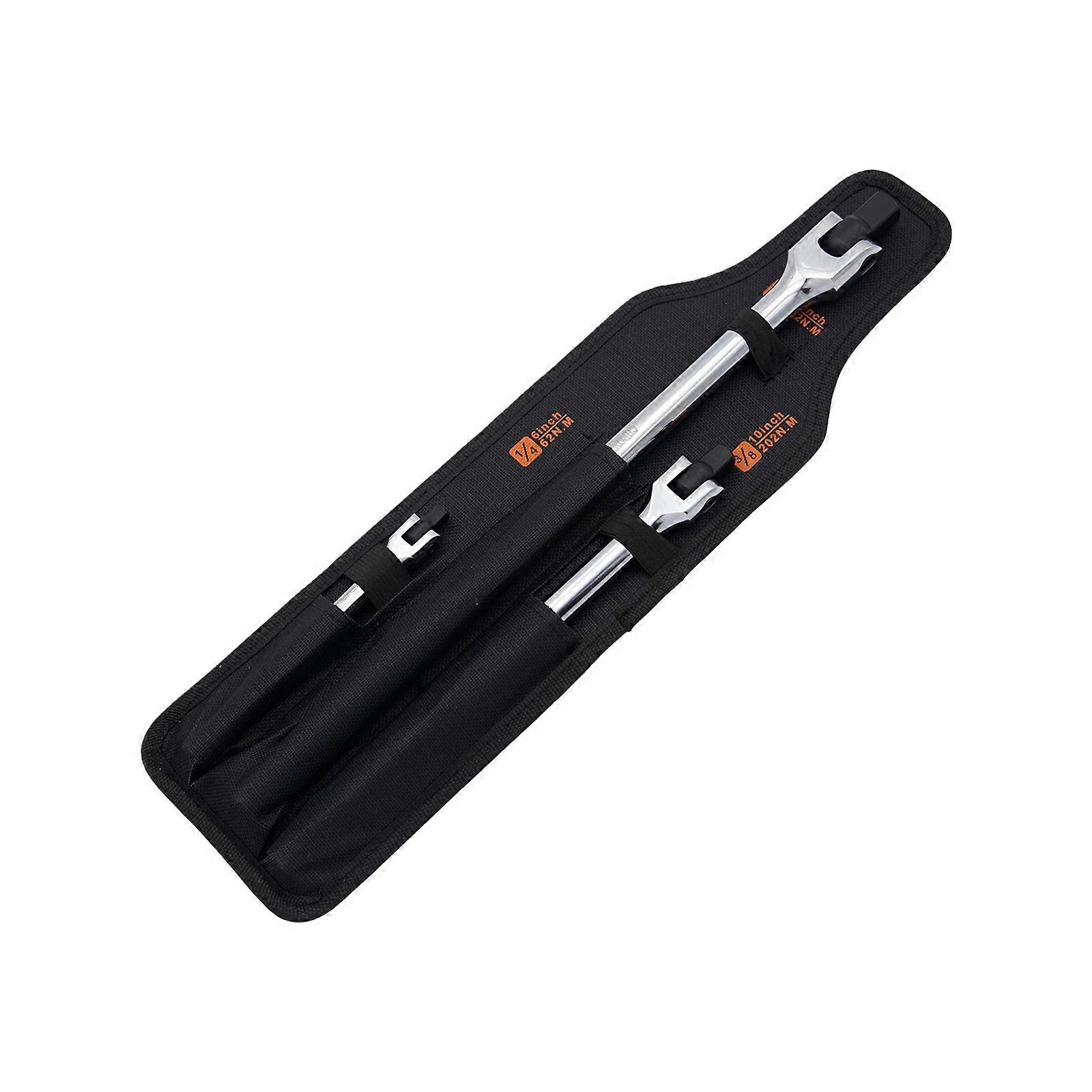 Heavy Duty 3 Piece Breaker Bar Kit With 1/4 3/8 1/2in Drive Size For Engineering And Auto Maintenance Multicolor