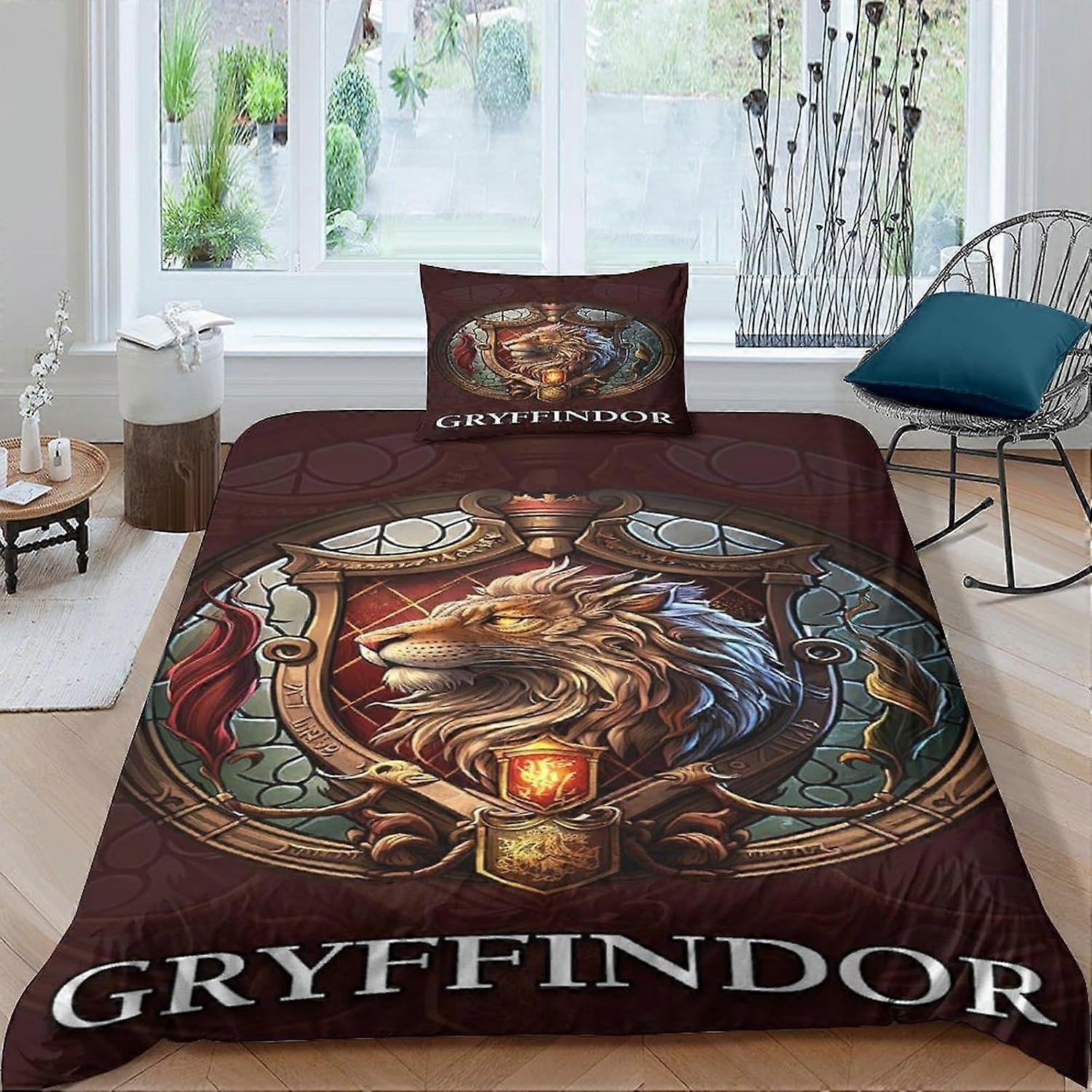 leão roupa de cama definir emblema edredom crachá capa colcha capa edredom capa edredom crianças roupa de cama conjunto 3 pcs single