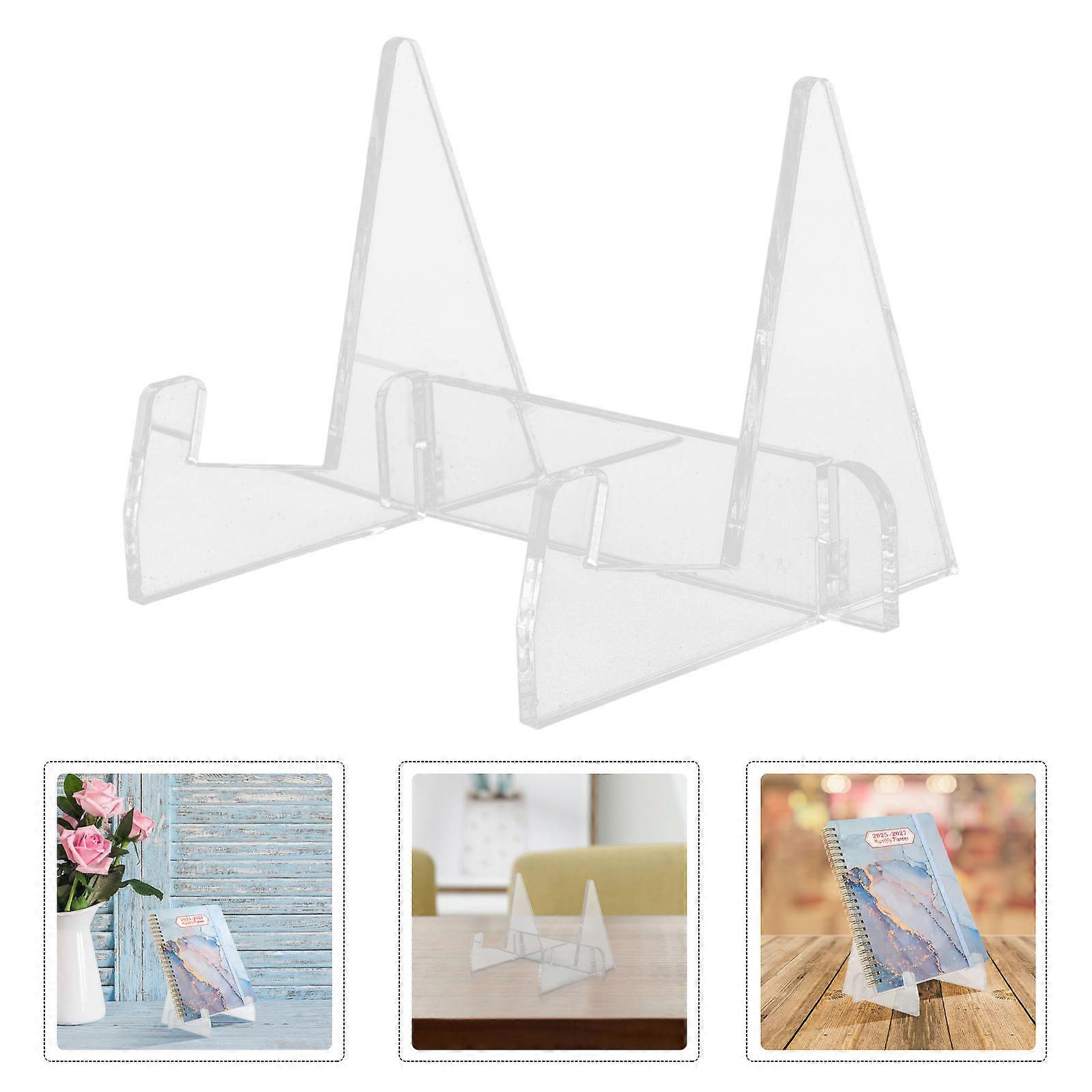Clear Acrylic Book Holder Stand for Display and Reading Desktop