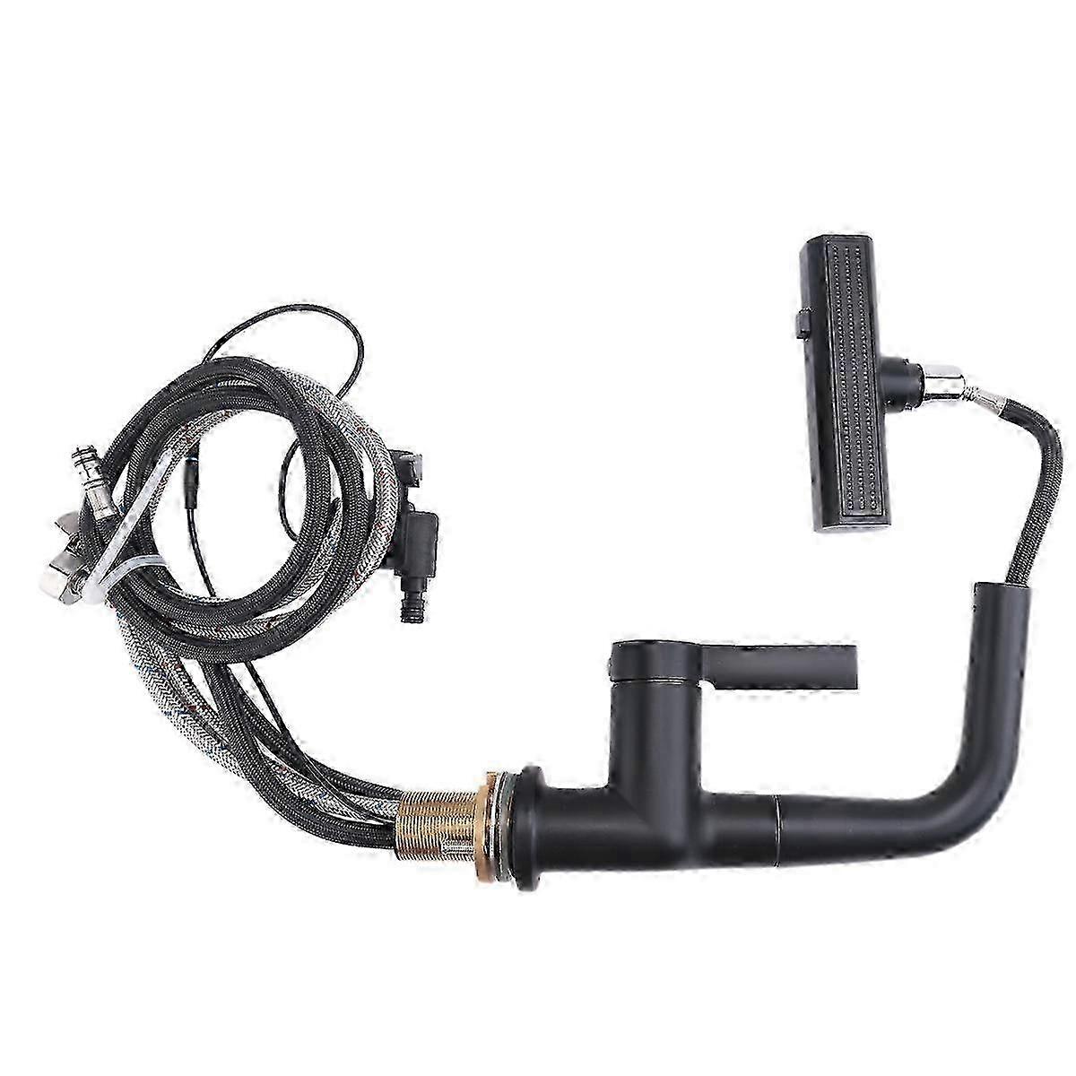 Cold Hot Mixer Taps Rotatable Sink Lifting Basin Faucet-C