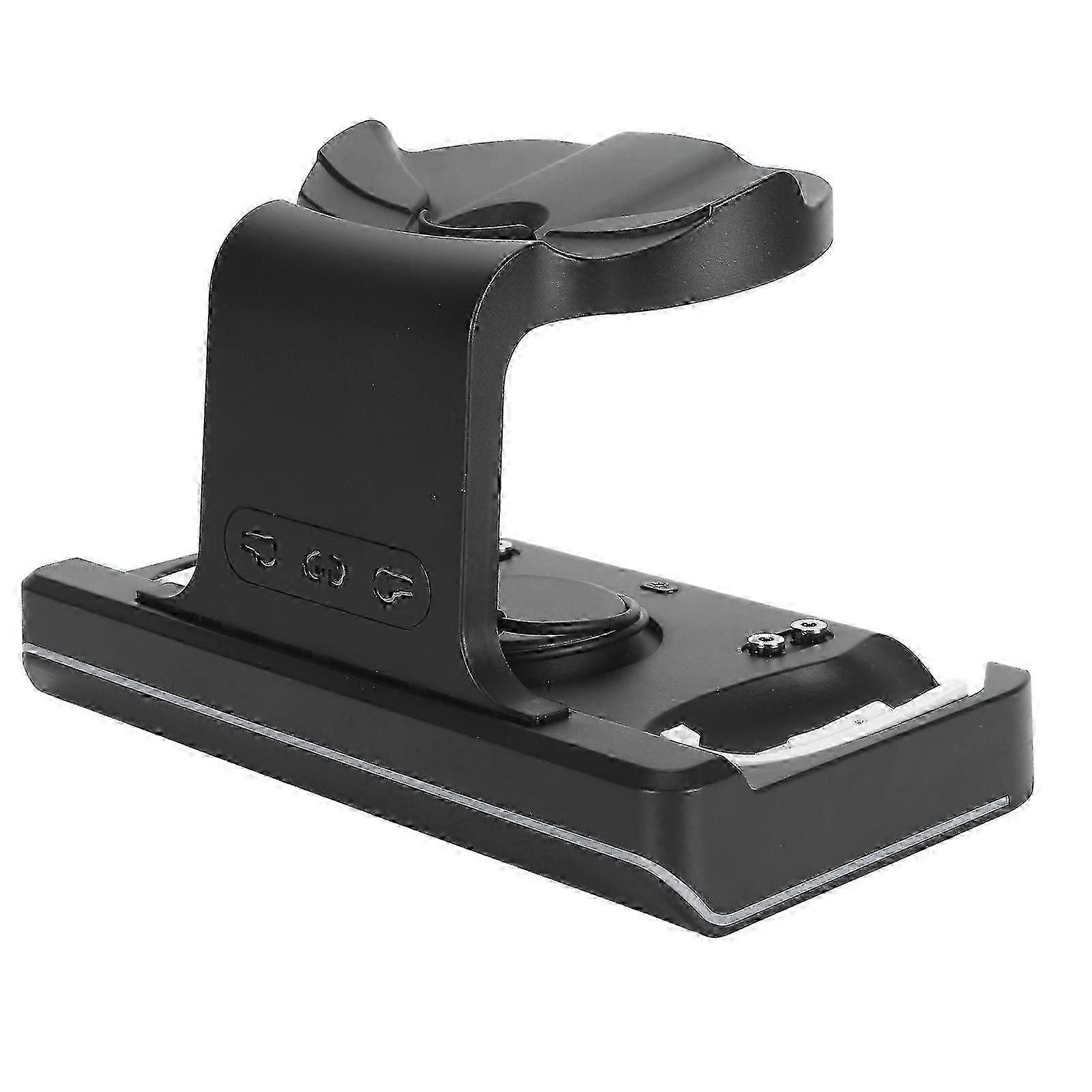 VR Charging Station USB C Fast Charging Multiple Prevention with 2 Rechargeable Batteries VR Headset Controller Charging Dock for Meta Quest 3