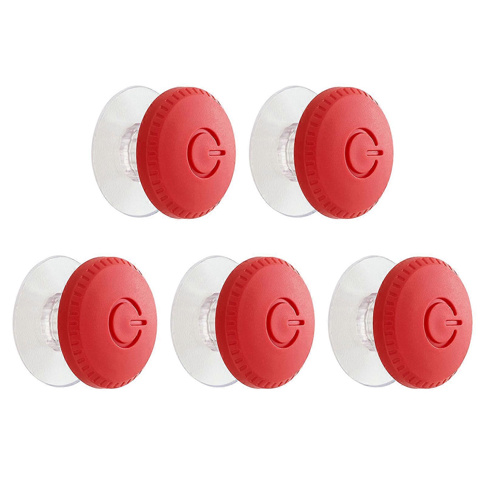 Functional and Creative Toilet Press Button Water Press Flush Button Fun and Functional Addition to Bathroom Decorations  Red