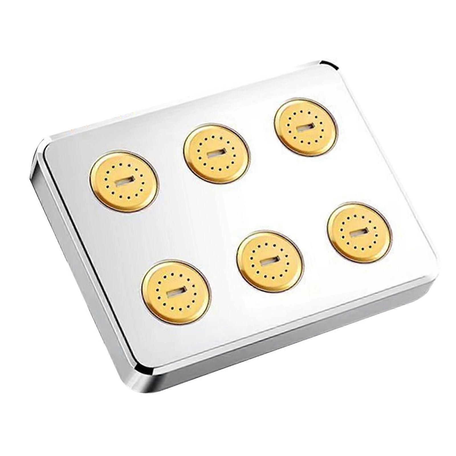 Elegant Rectangle Shower Head with Enhances Pressures Portable for High Performances Living Space and Personalize Use  Silver