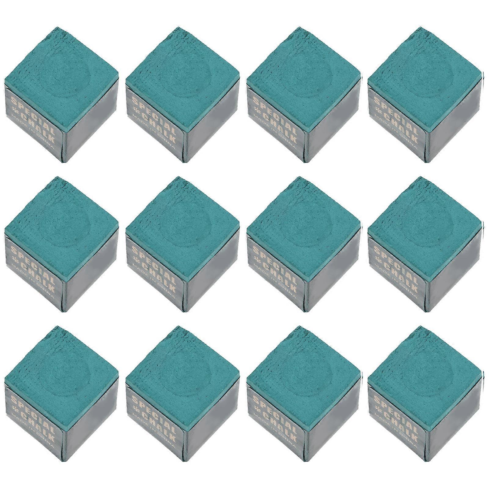 12 قطع جديلة عصا مسح مسحوق تجمع الجدول جديلة الطباشير البلياردو اللعب الملحقات