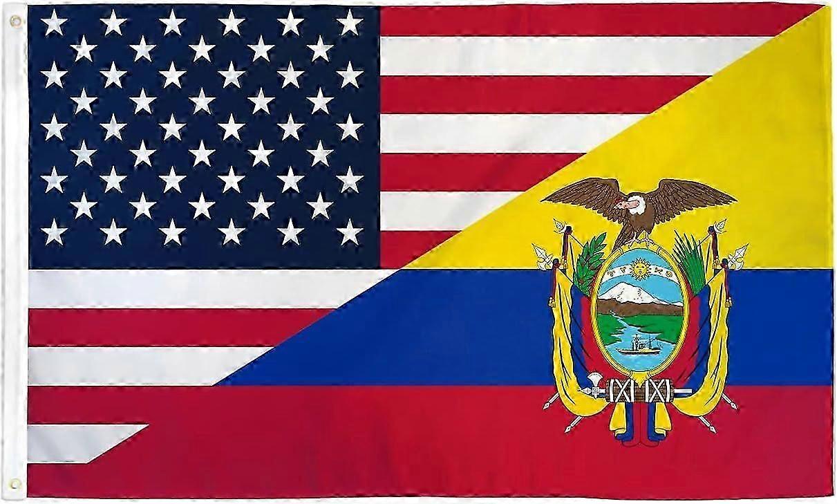 USA/Ecuador Combination Flag Mode A-3936