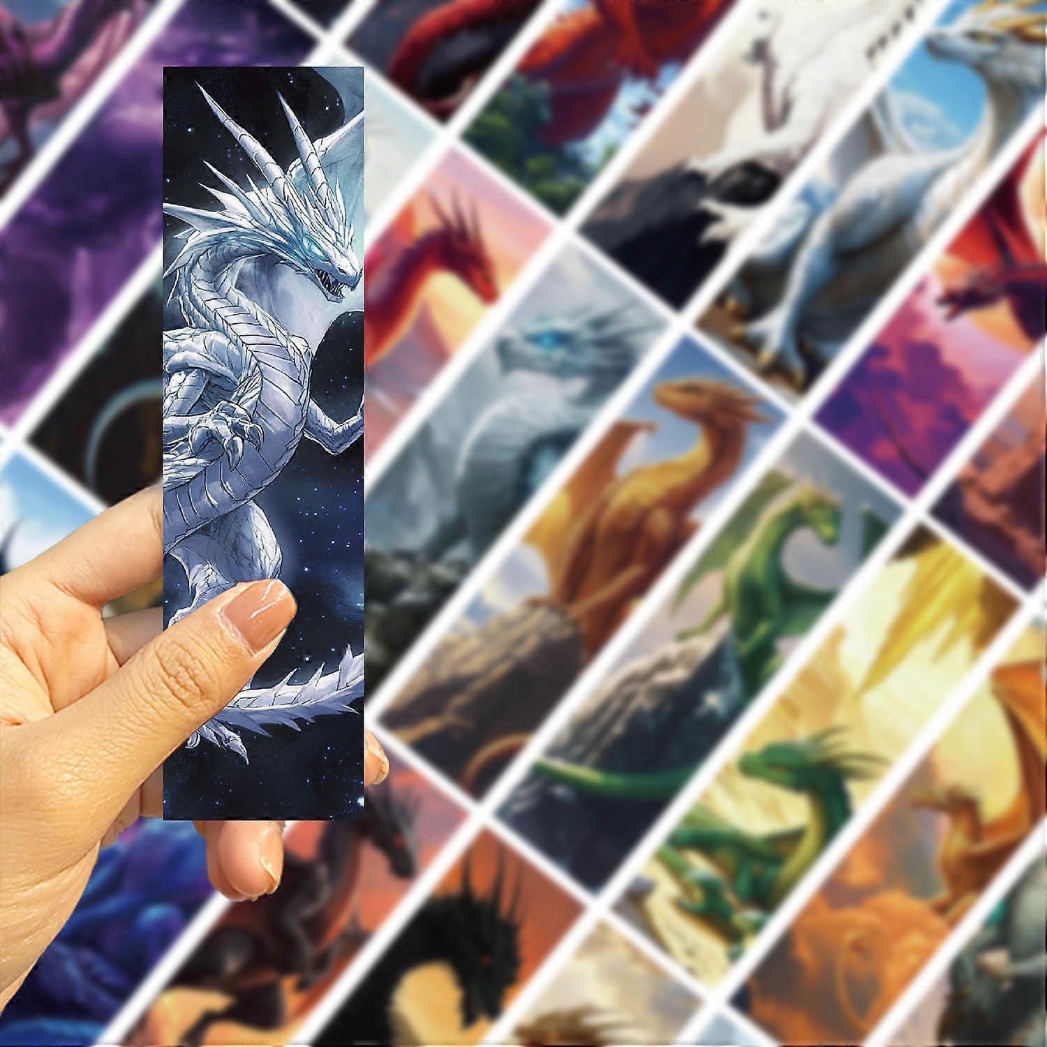 30 Dragon Wing Bookmarks Series: Simple, Artistic, Creative, Instagram-worthy Reading Paper Bookmarks DIY