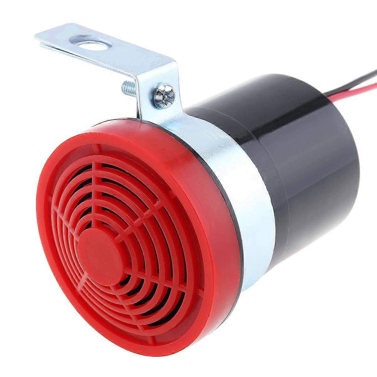 Motorcycle Car Backup Alarm Horn 105dB Loud Black Red Reversing Safety Warning Speaker