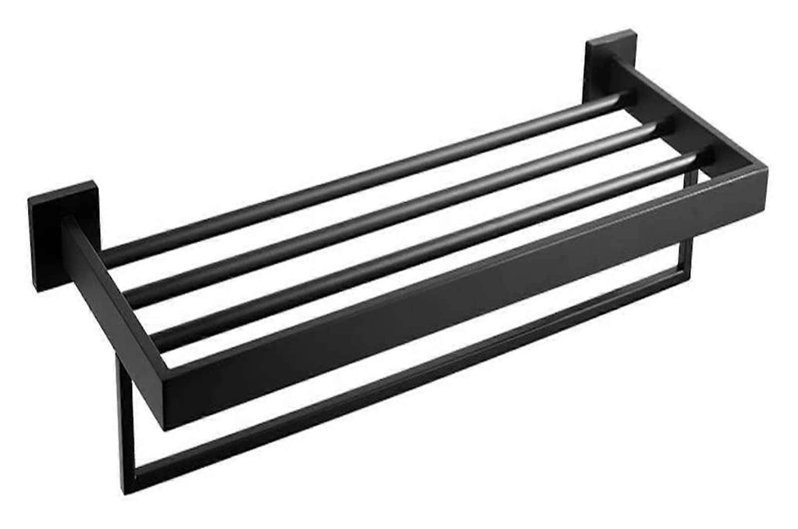 Towel Rack Bathroom Shelf RustProof 50cm Wall Mounted Towel Rail for Bath Storage