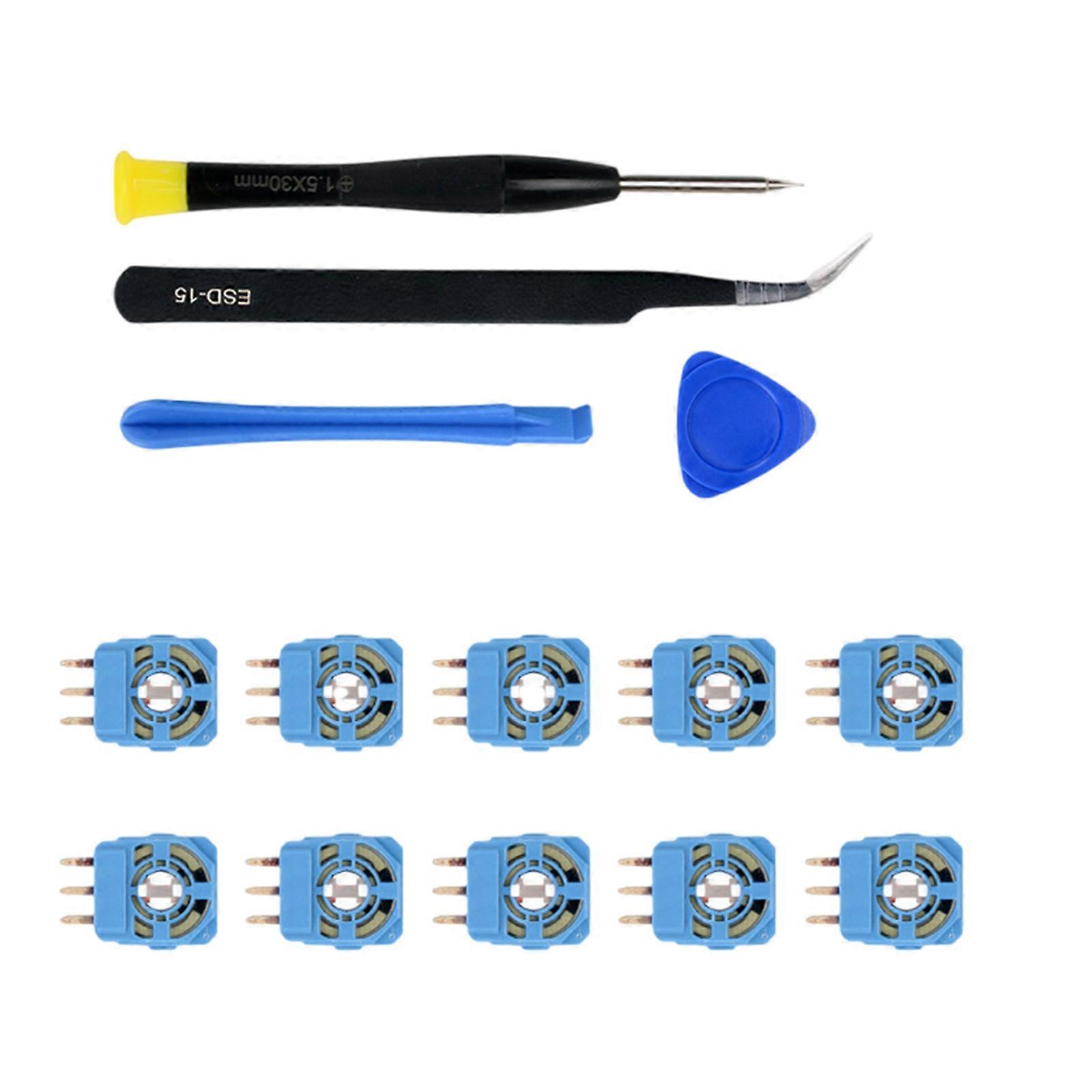 Potentiometer Controller Replacement Trim Resistor with Screwdriver Tweezer Pry Bar Thumbstick Module Multicolor