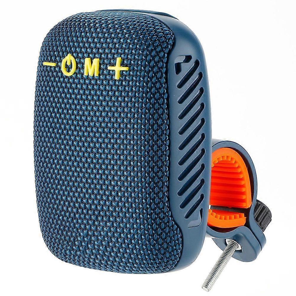 Outdoor Portable Bicycle Riding Speaker Type-C USB Rechargeable Waterproof Bluetooth-Compatible for Scooter Blue