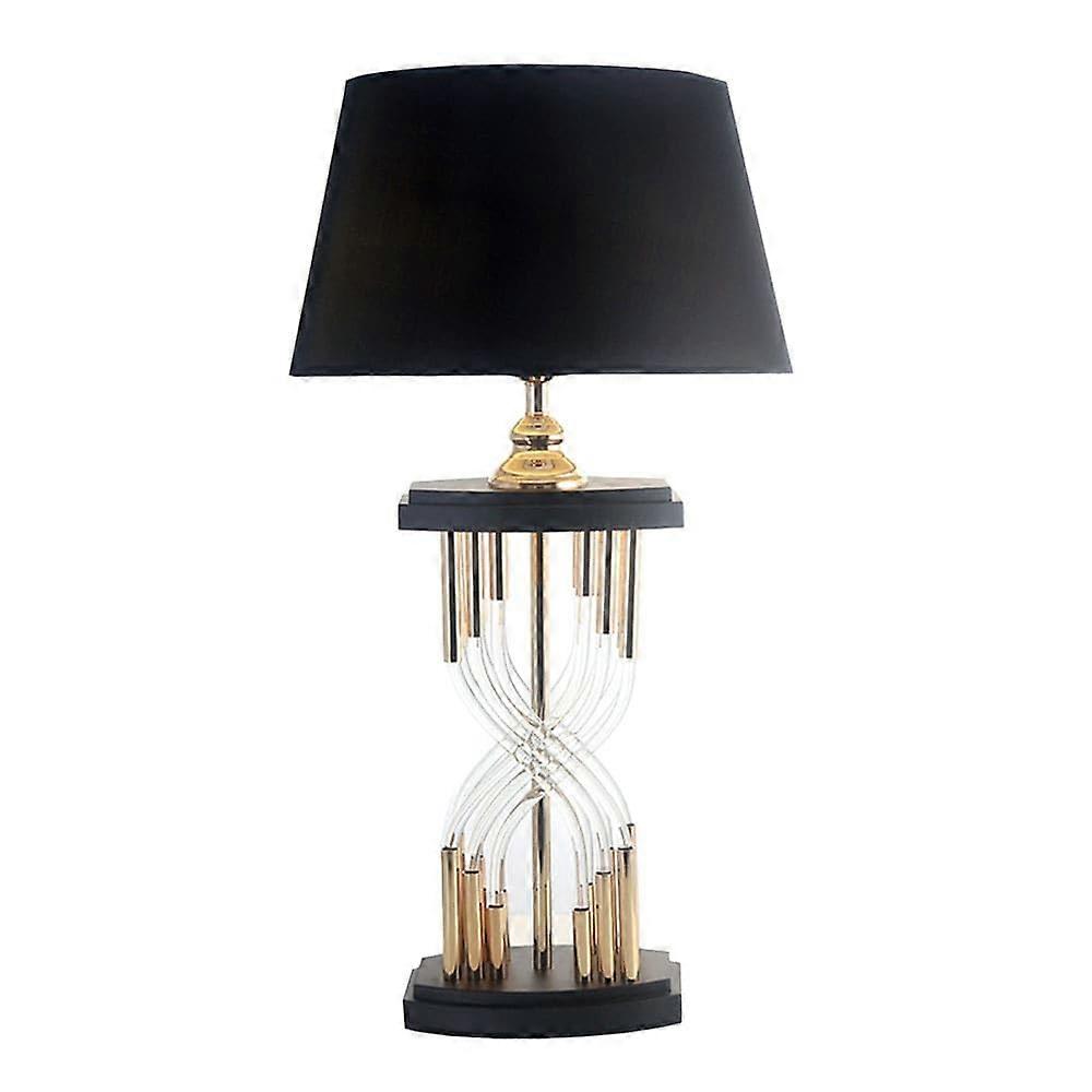 Luxury Crystal LED Table Lamp with Ambient Glow for Bedroom, Nightstand and Desk