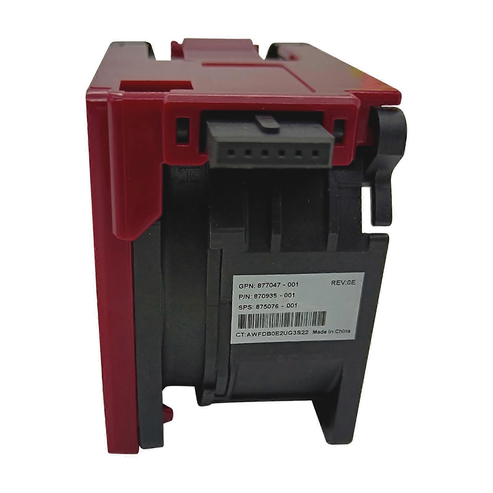 1 peça de ventoinha de substituição para resfriamento da CPU para notebook DL380 Gen10 875075-001 873801-001, radiador DC12V, multicolorida