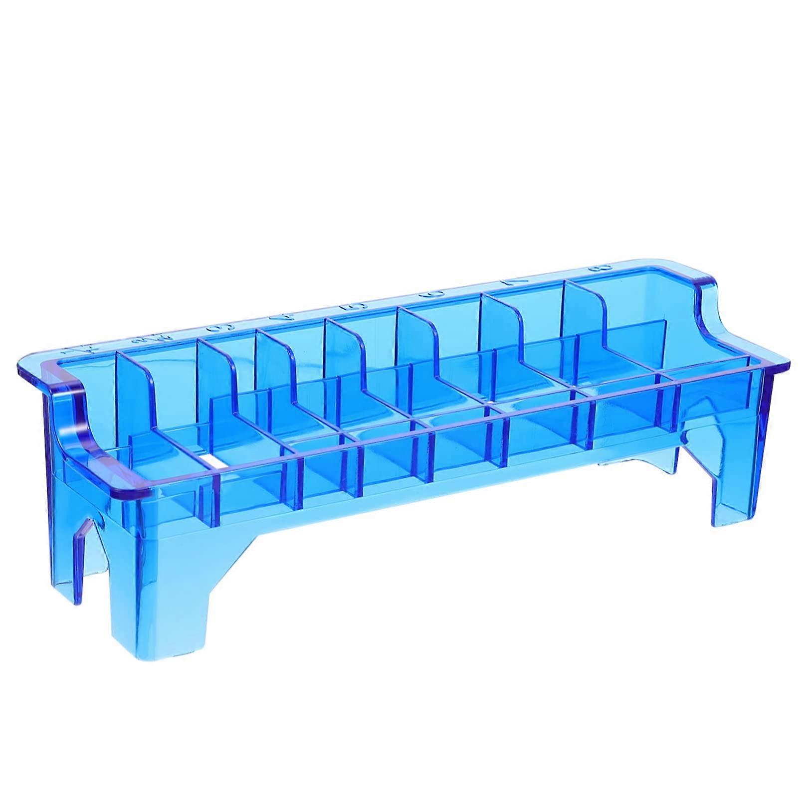 Hair Clipper Organizer Box for Easy Storage of Blades and Combs, Durable Holder for Salon and Home