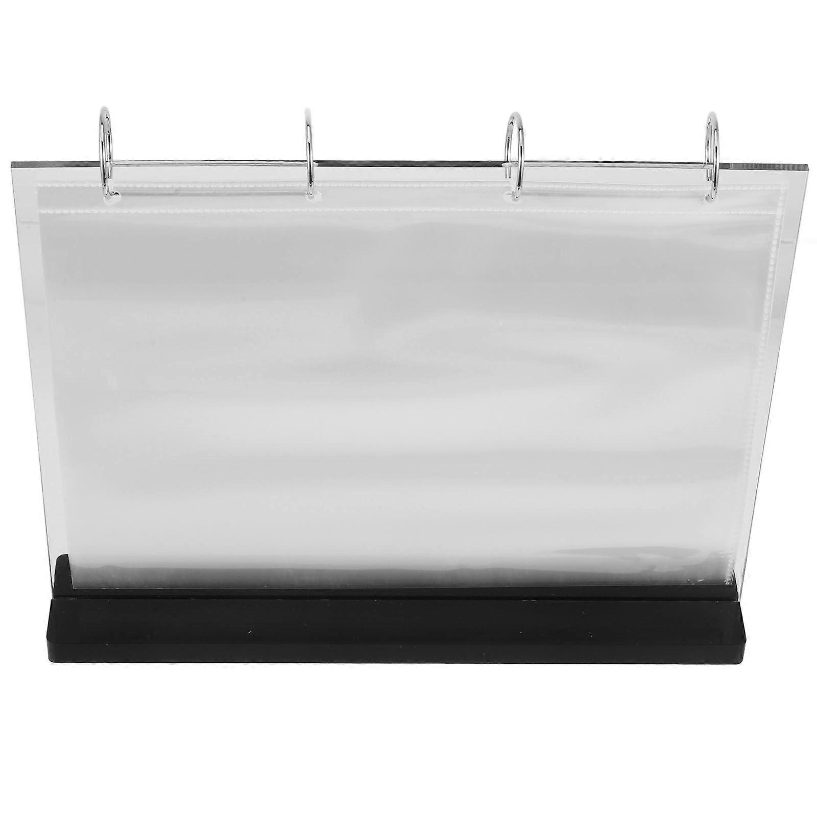 Menu Showcase Centerpiece Table Card Holder A4 For Retailers Restaurants Rectangular 1Pcs
