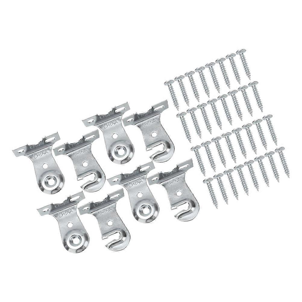 Roller Shade Bracket Set for Window Installation with 4 Metal Pieces