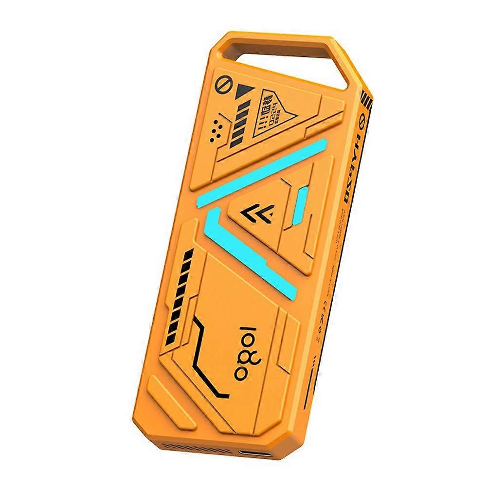 M2 SSD Case M.2 NGFF/NVME Dual Protocols SSD Enclosure Portable RGB SSD Hard Disk Case 10Gbps USB3.1 Type-C for PC