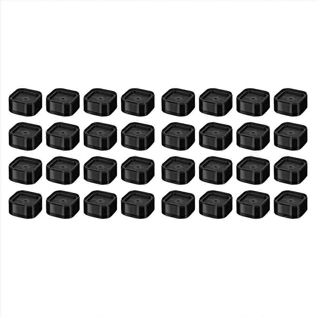 Furniture Risers Adjustable Bed Risers 1.38In Raising Blocks 16 Pcs