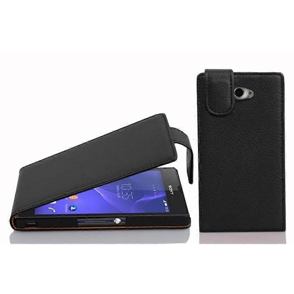 Sony Xperia M2 / M2 AQUA Case Flip - with Textured Surface