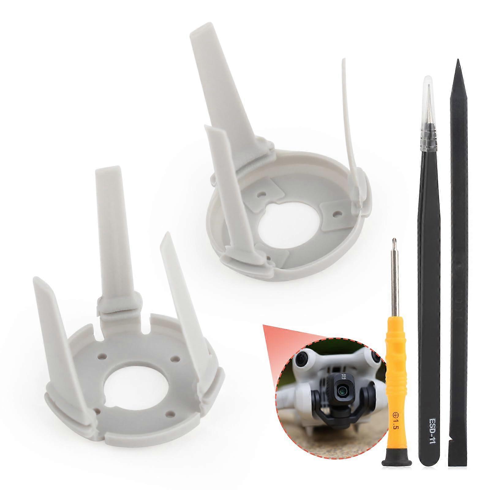 Gimbal Damper Rubber Kit for DJI Mini 4 Pro, Restore Stability, Reduce Vibration, Left and Right Replacement with  Tools