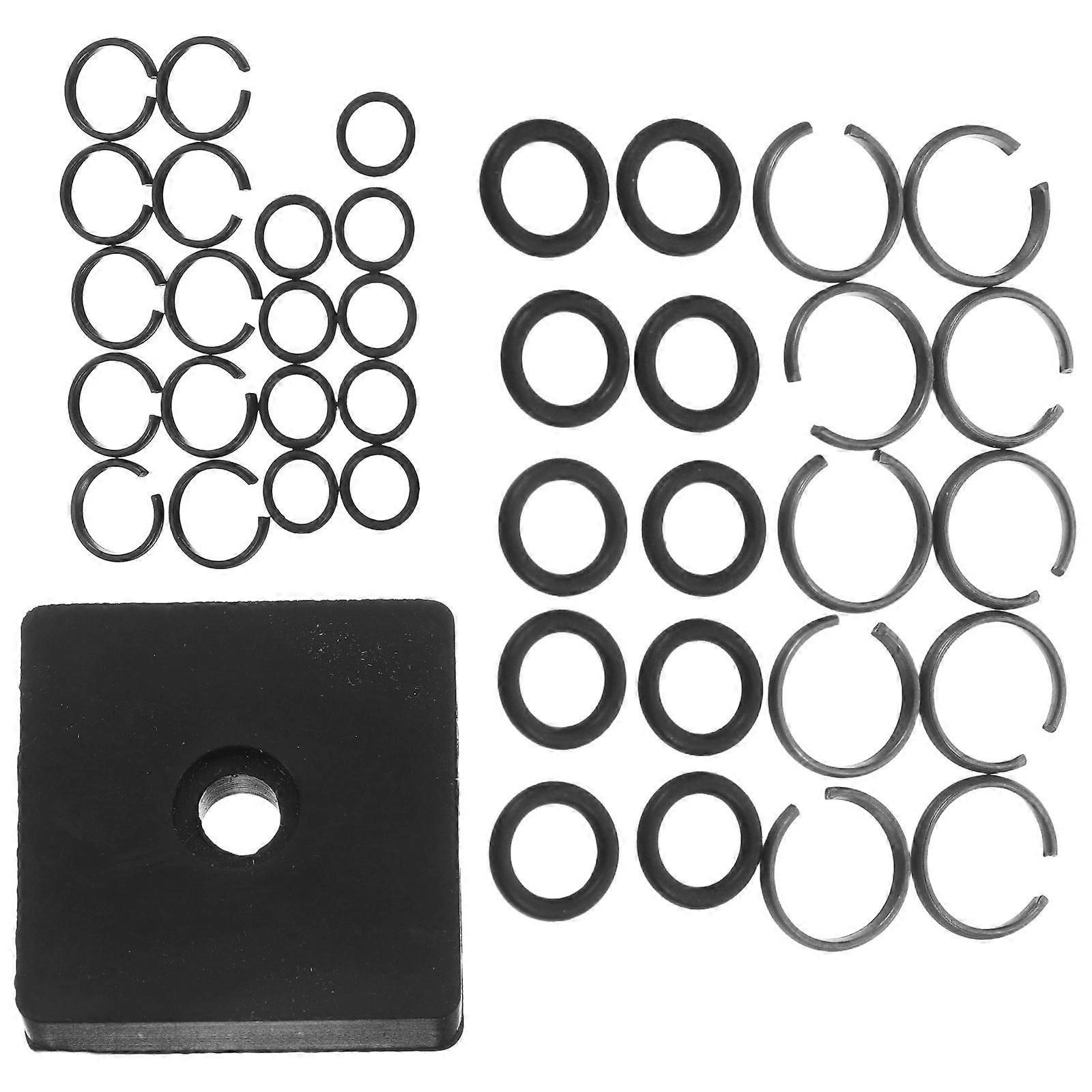Fixed Ring Easy Installation Tool for Outdoor Use Pneumatic Wrench Black Rubber Secure Hold 21Set