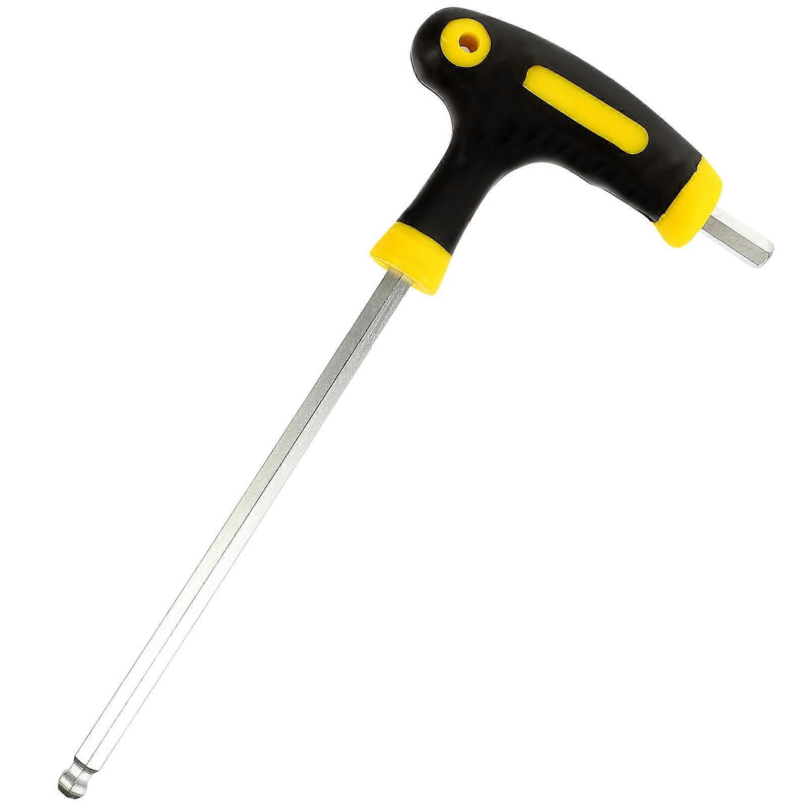 T Handle Spanner Ball Head Tool for Mechanical Maintenance Silver