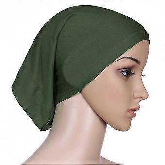 Women Under Scarf Tube Bonnet Cap Bone Islamic Head Cover Hijab Hair Wrap Loss