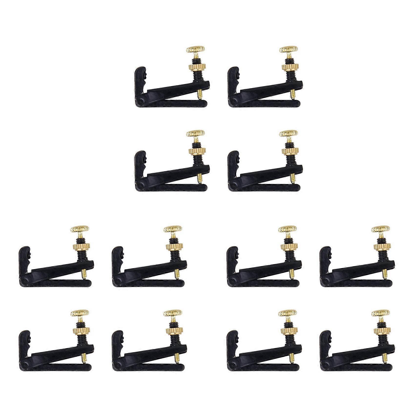 12 Piece 3/ 4-4/ 4 Violin Fine Tuner String Plate