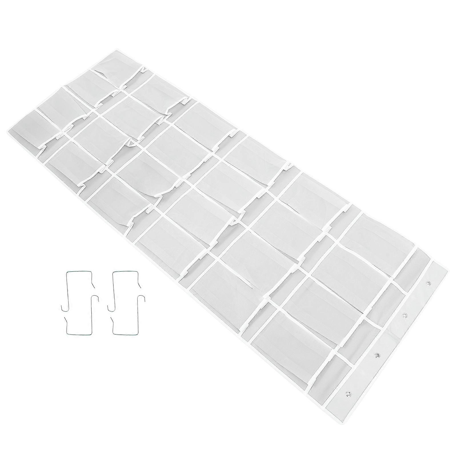 Door Back Hanging Storage Pouch Rectangular Non-Woven Fabric Home Use Space Saving 1Pcs