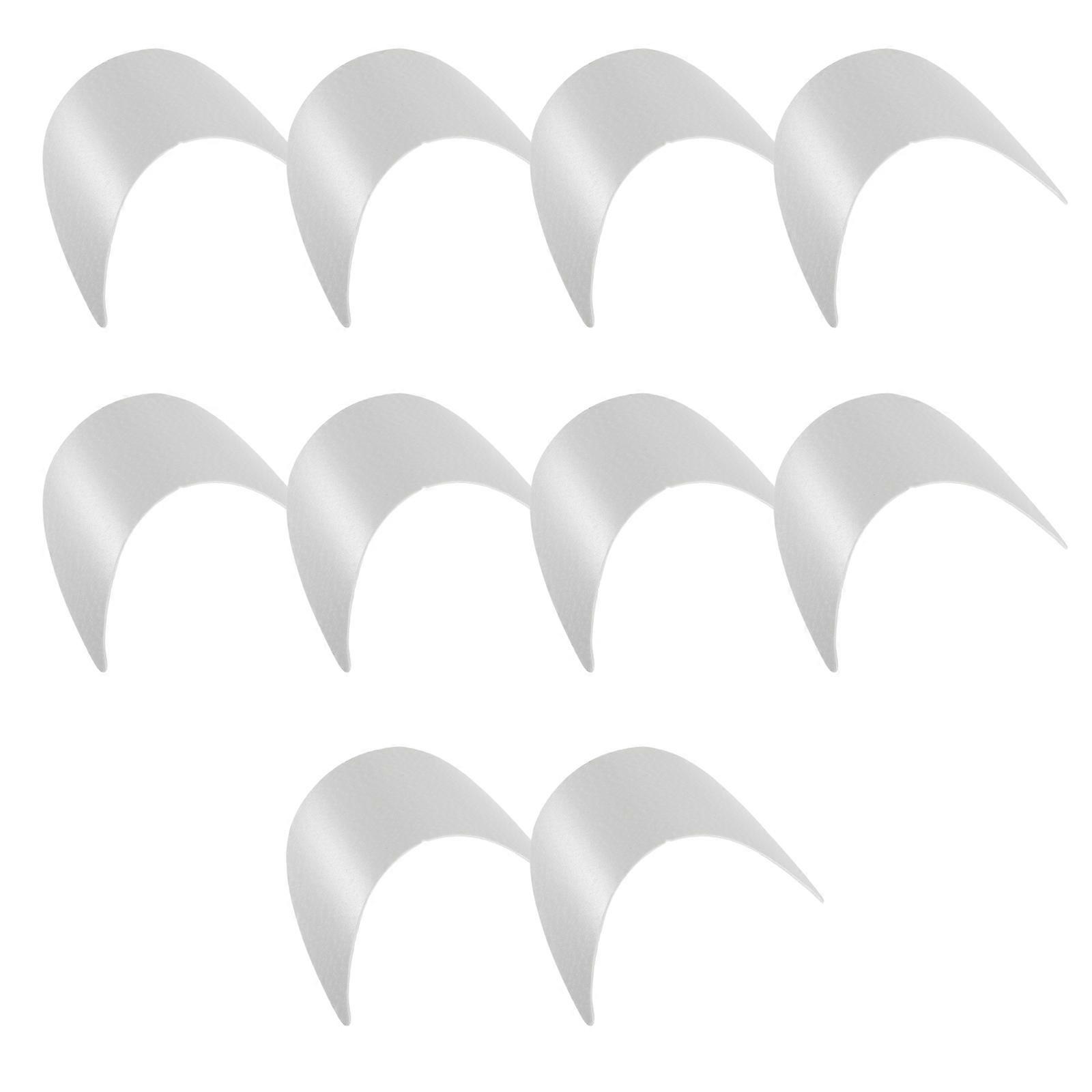 Sun Protection Hat Visor for Sun Protection 10Pcs White Durable Pe Material